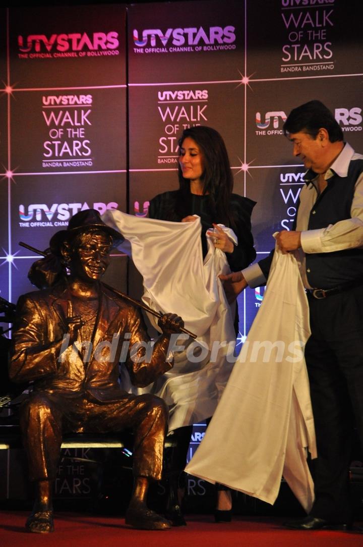 Kareena, Randhir and Madhur unveil UTVSTARS' 'Walk Of The Stars'