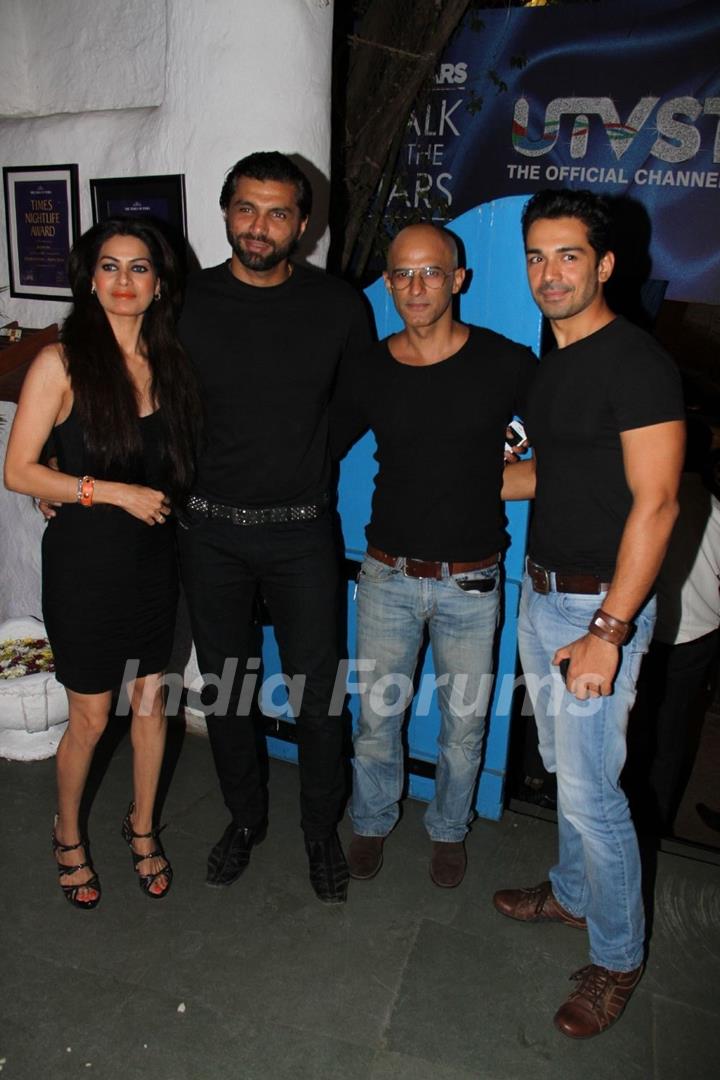 Lavina Hansraj, Chetan Hansraj, Rajesh Khera and Abhinav Sht UTV Stars Walk of the Stars after party