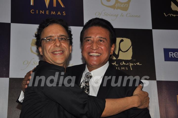 Vidhu Vinod Chopra and Danny Denzongpa at premiere of film Parinda at PVR