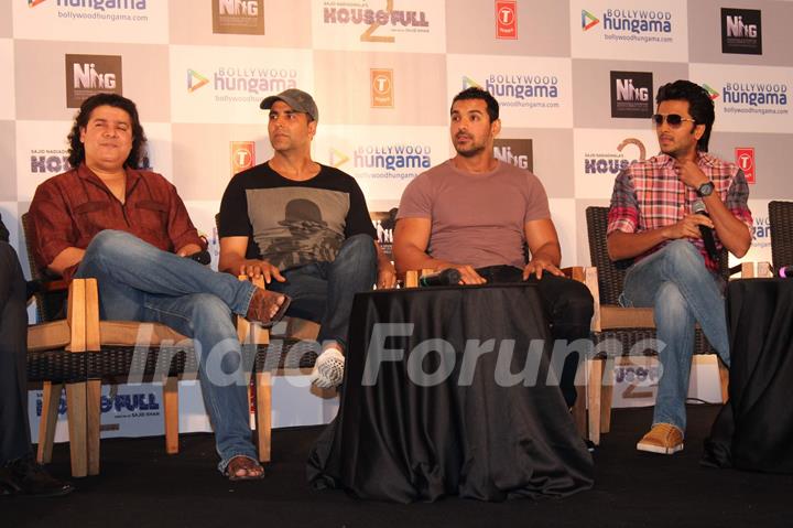 Celebs at Housefull 2 movie promotion event. .