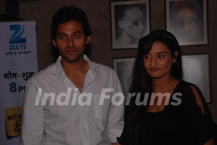 Sumit Vats and Rati Pandey at celebration of 100 episodes of Hitler Didi