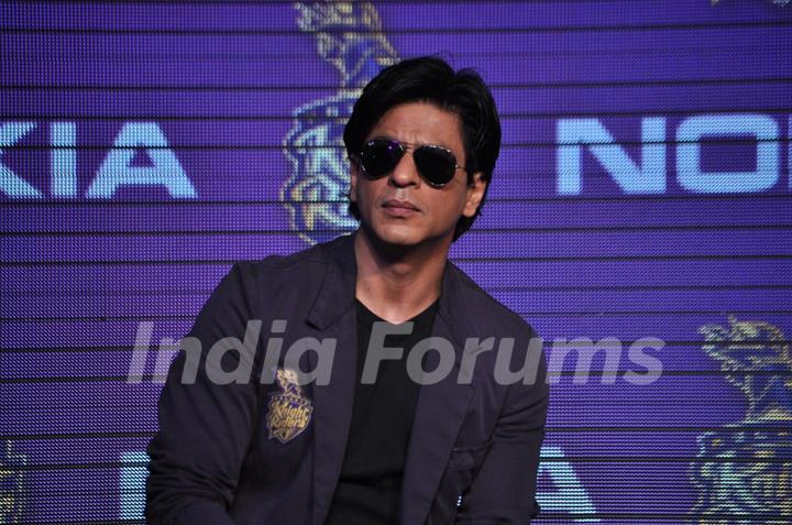 Shahrukh Khan unveils KKR-Nokia campaign for IPL