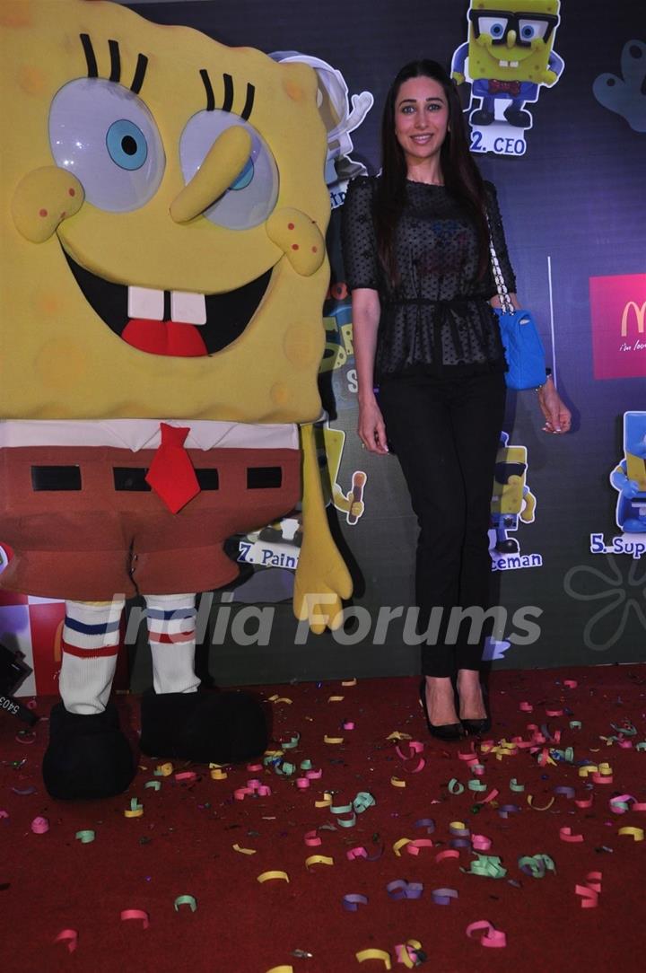 Karisma Kapoor launches Spongebob Squarepants Happy Meal