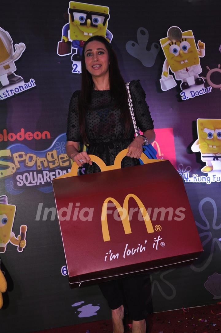 Karisma Kapoor launches Spongebob Squarepants Happy Meal