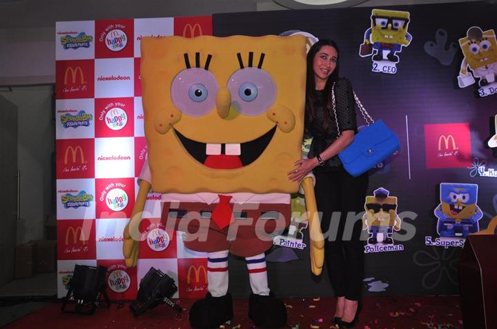 Karisma Kapoor launches Spongebob Squarepants Happy Meal