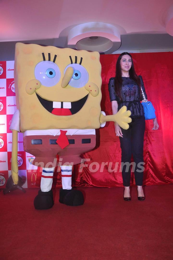 Karisma Kapoor at Nickelodeon and McDonalds SpongeBob Squarepants happy meal launch in Mumbai. .