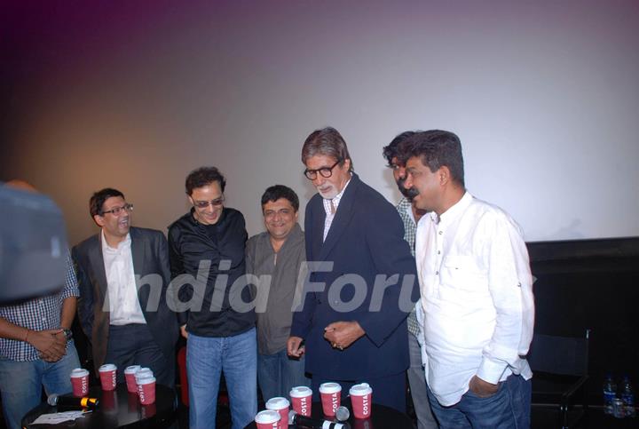 Amitabh Bachchan along with other celebrities was present at closing ceremony of the Vidhu Vinod Choprs film festival at PVR, Juhu. .