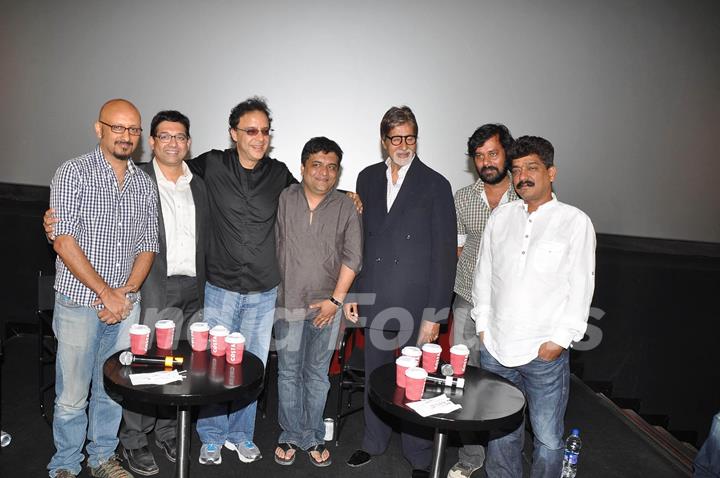 Amitabh Bachchan along with other celebrities was present at closing ceremony of the Vidhu Vinod Choprs film festival at PVR, Juhu. .