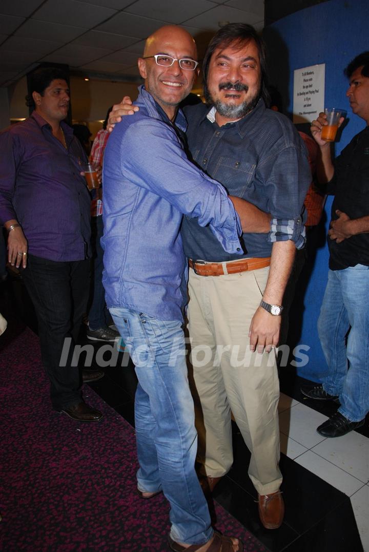 Rajesh Khera and Tony at Tony and Deeya Singh's bash at The Club