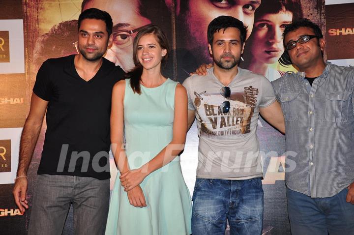 First look: Abhay Deol, Kalki Koechlin and Emraan Hashmi in Shanghai film. .