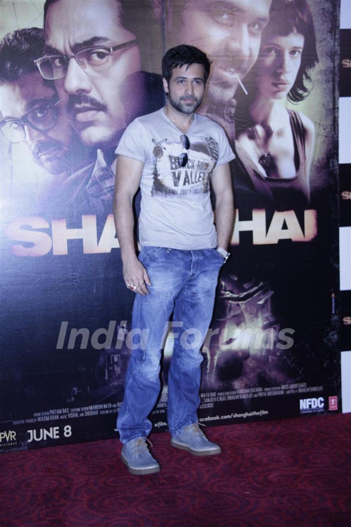 Emraan Hashmi at First look launch of 'Shanghai'