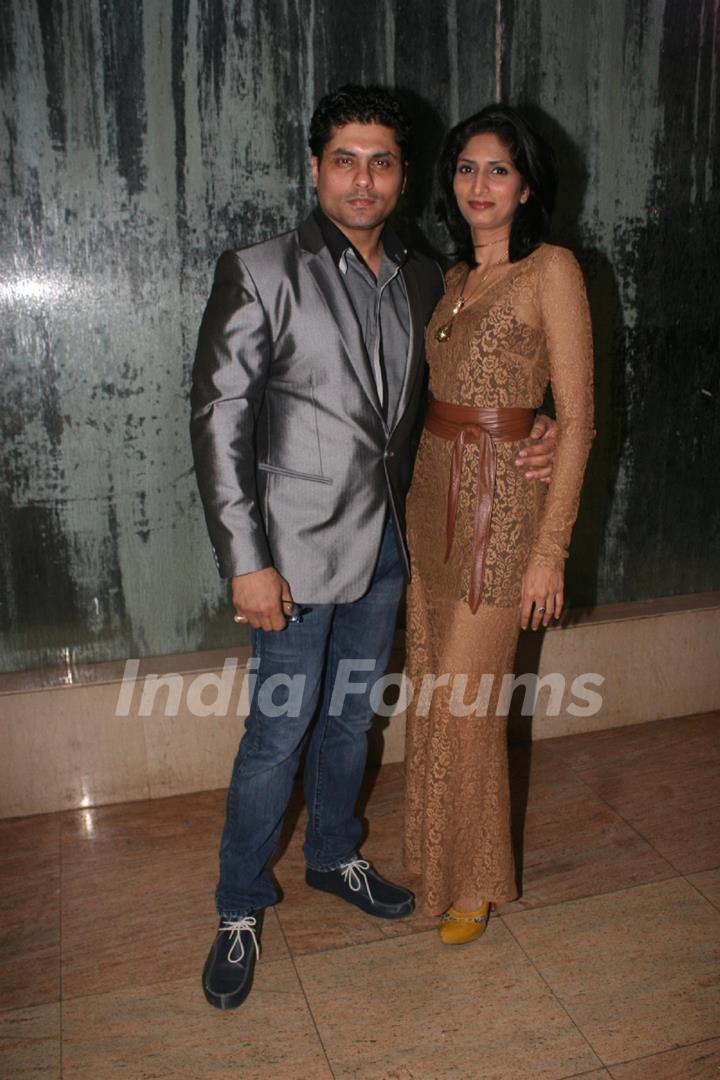 Riyaz Gangji and Reshma Gangji at Golden Achiever Awards 2012