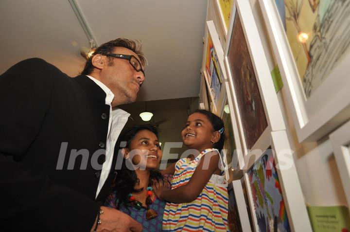 Jackie Shroff at the Lotus Art Show