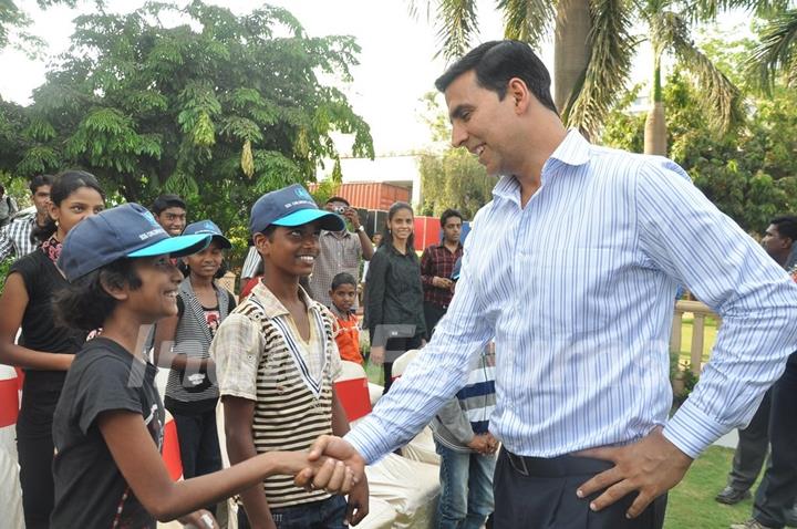 Akshay Kumar at Aajtak Care Awards Anthem Launch