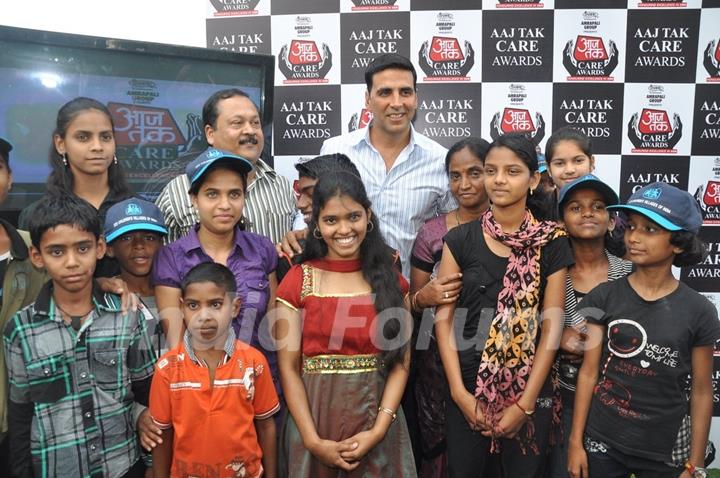 Akshay Kumar at Aajtak Care Awards Anthem Launch