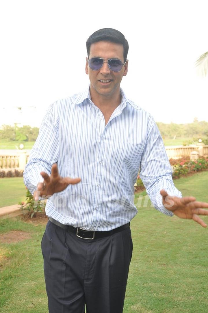 Akshay Kumar at Aajtak Care Awards Anthem Launch