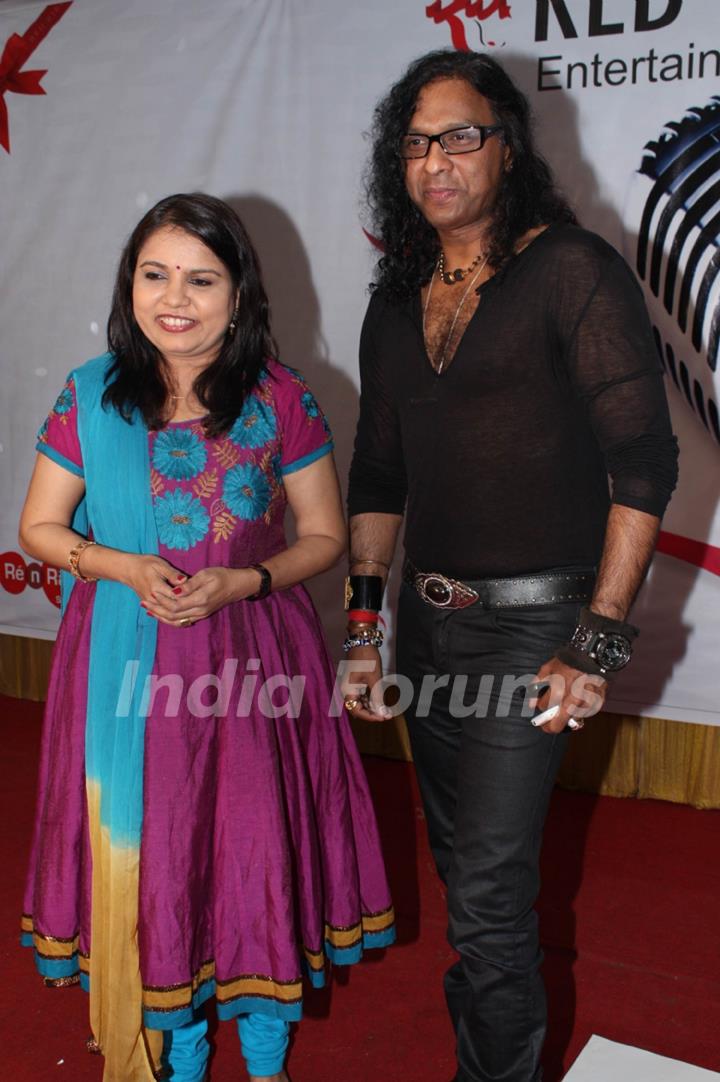 Sadhana Sargam and Vinod Rathod at Pehli Nazar Music Album Launch