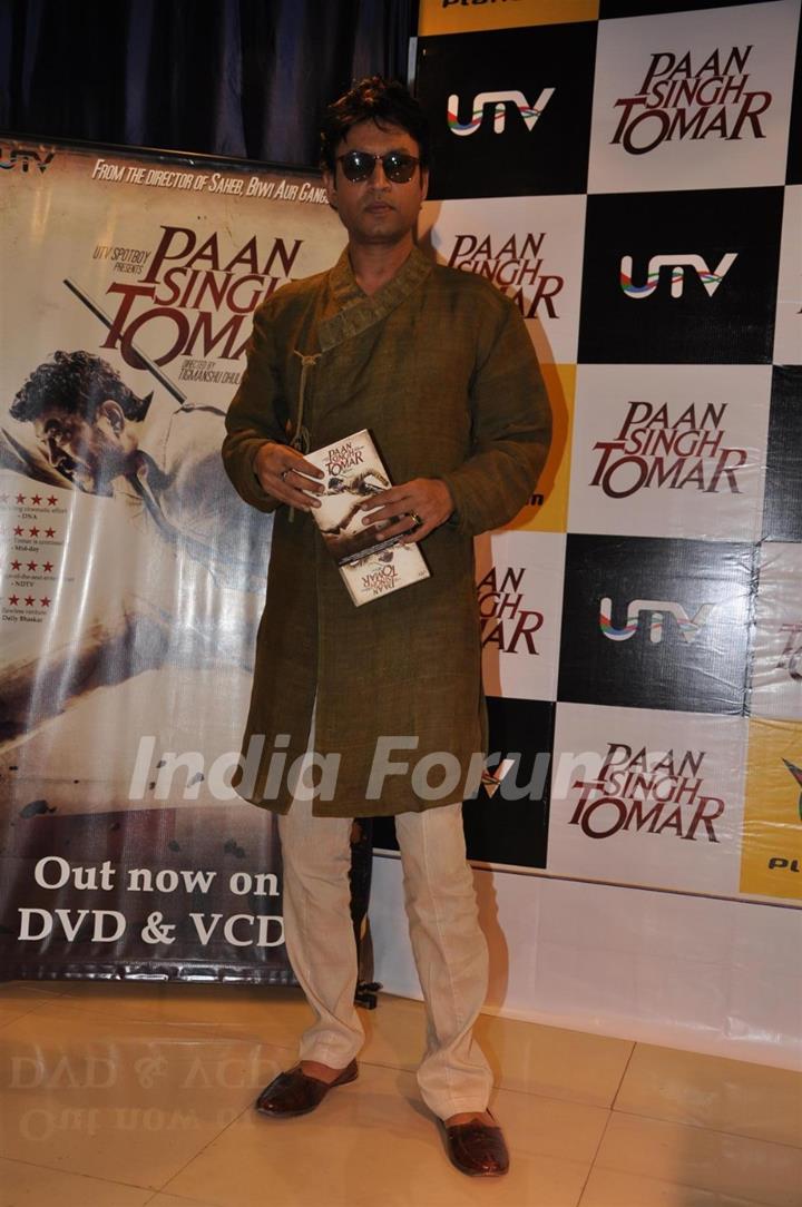 Irrfan Khan At Paan Singh Tomar DVD Launch