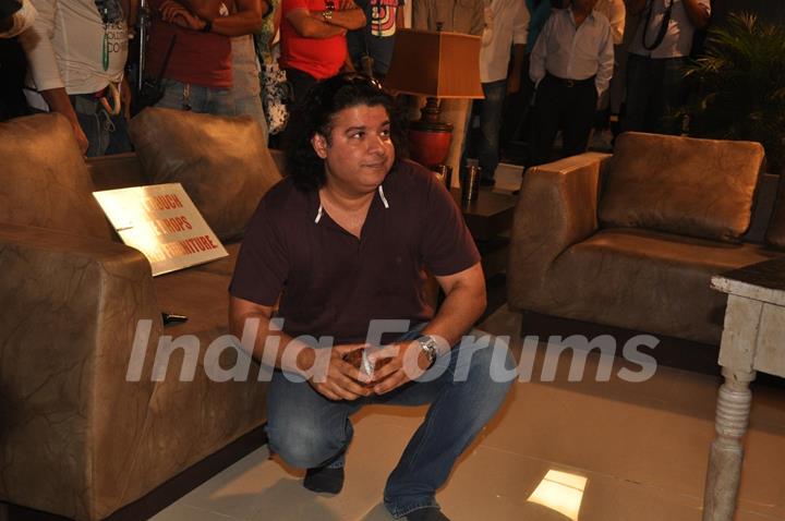 Sajid Khan during the Mahurat of Movie “Ajab Gazabb Love”