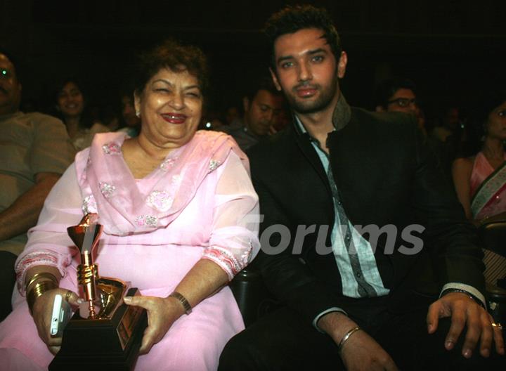 Saroj Khan and Chirag Paswan at Dr. Ambedkar Awards