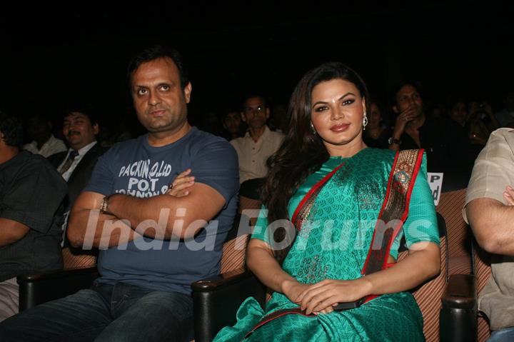 Rakhi Sawant and DJ Sheizwood at Dadasaheb Ambedkar Awards