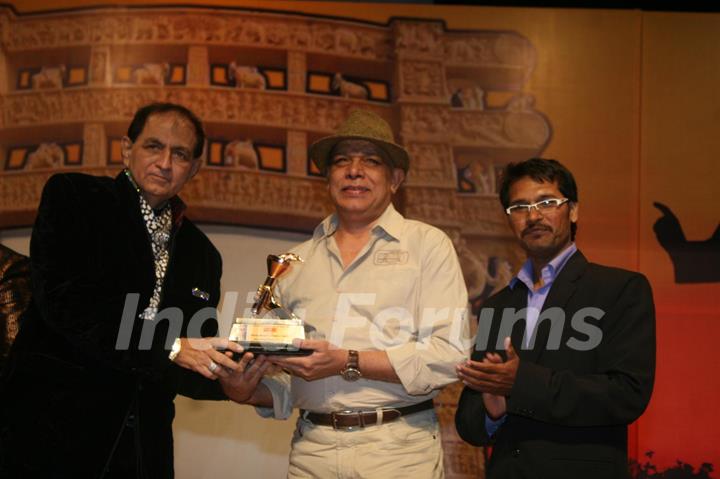 Shakeel Saifi, Govind Namdeo and Kailash Masoom at Dadasaheb Ambedkar Awards