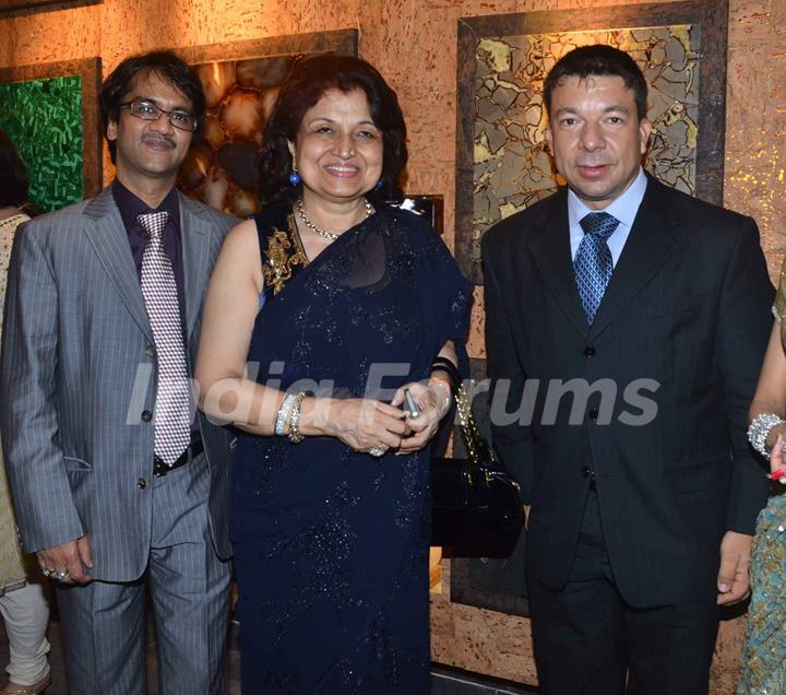 Raakesh Agarwal, Rashmi Jolly and Miloslav stasek at Elegant launch hosted by Czech tourism, Raghuvanshi Mills in Mumbai. .