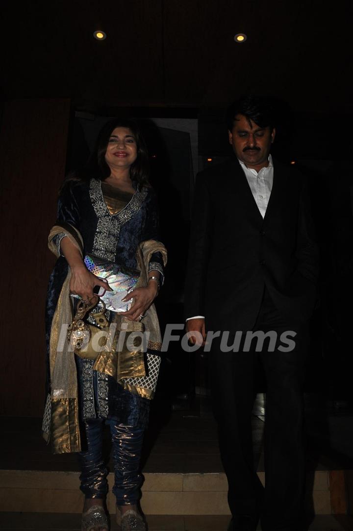 Alka Yagnik at Poonam Dhillon Birthday Bash