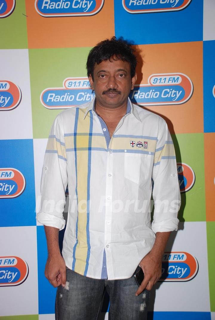 Ram Gopal Varma at Radio premier of 'Deparment' hosted by Radio City 91.1FM