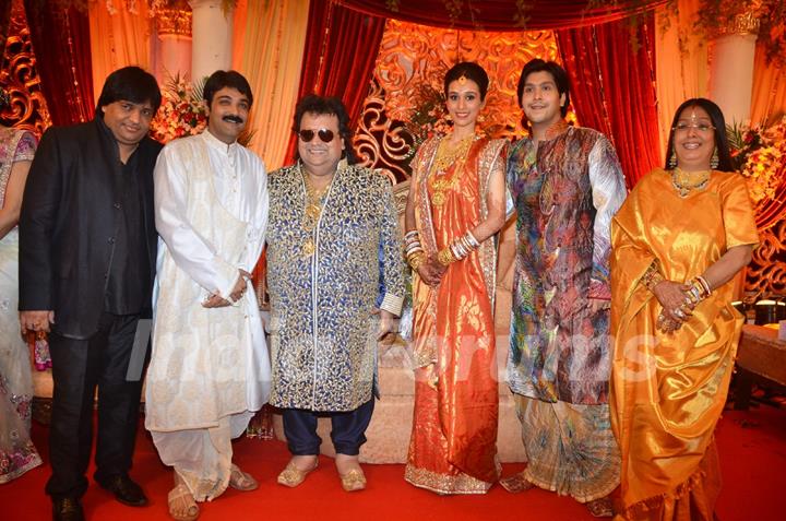 Bappa Lahiri and Taneesha Verma Wedding Reception