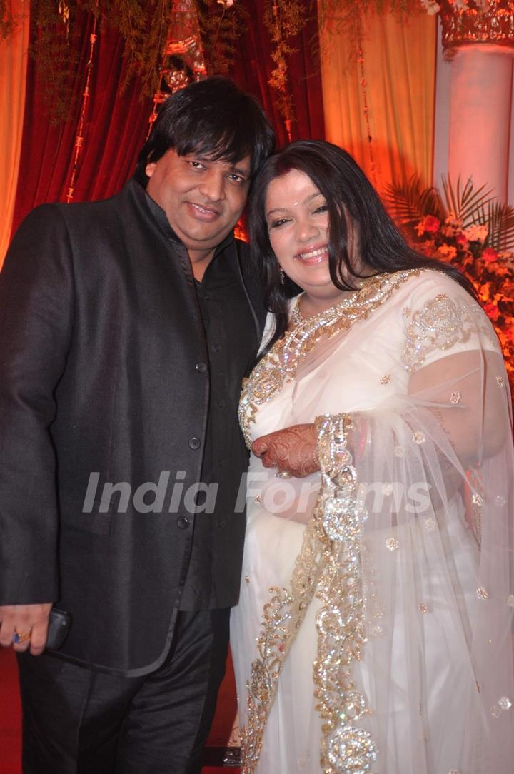 Bappa Lahiri and Taneesha Verma Wedding Reception