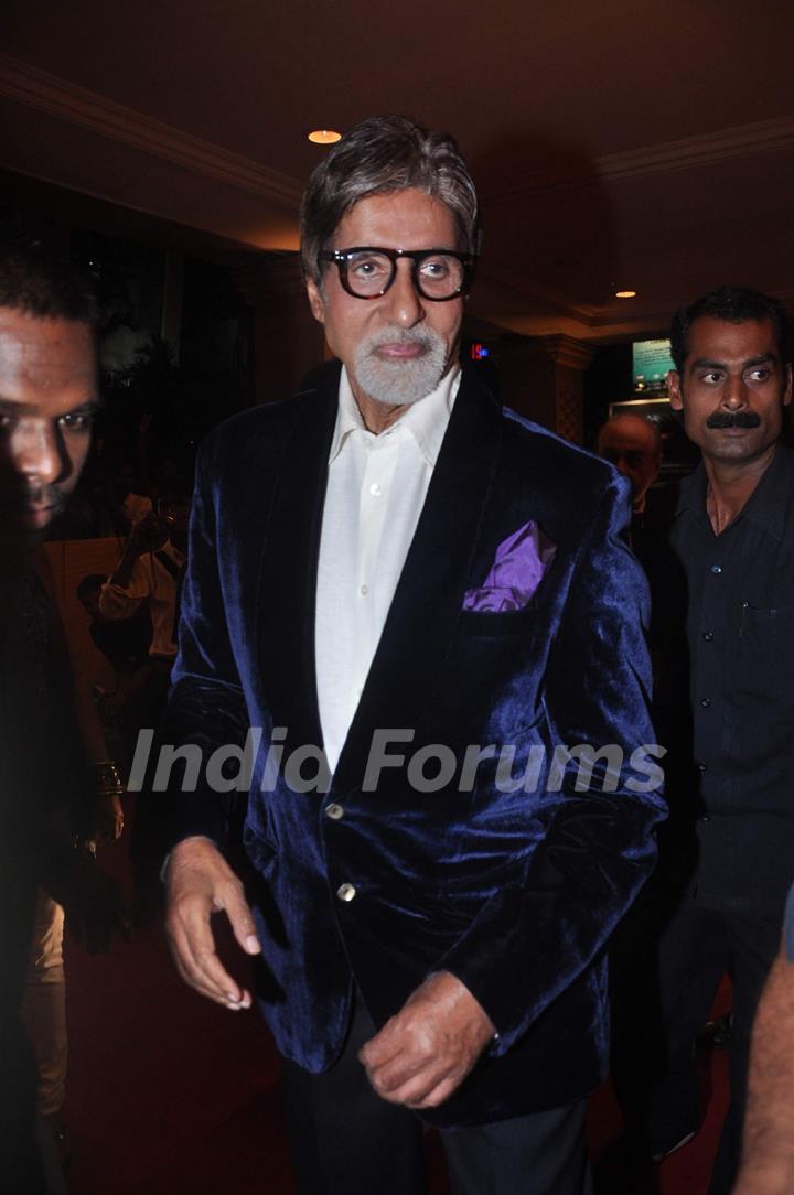 Amitabh Bachchan at Bappa Lahiri and Taneesha Verma Wedding Reception