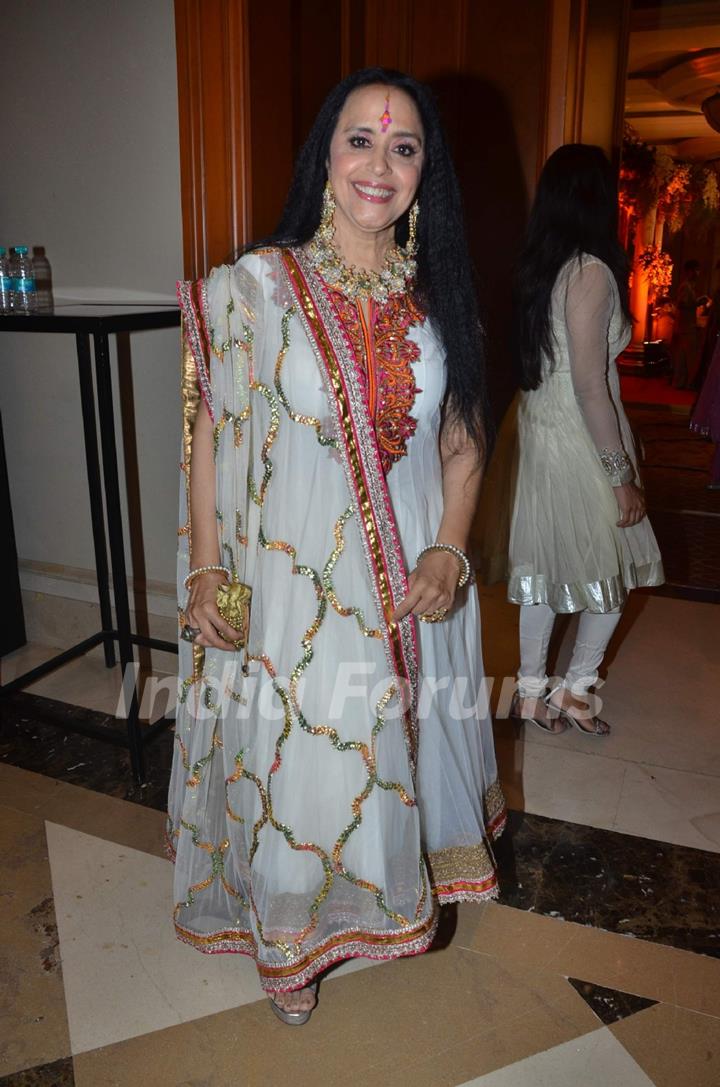 Ila Arun at Bappa Lahiri and Taneesha Verma Wedding Reception