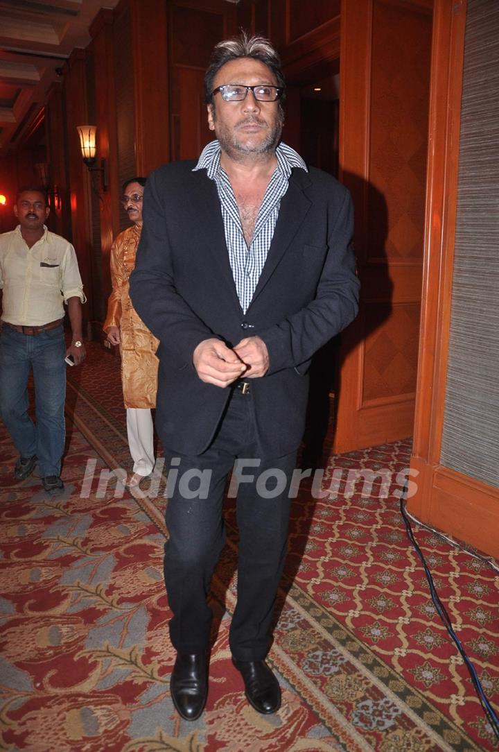 Jackie Shroff at Bappa Lahiri and Taneesha Verma Wedding Reception