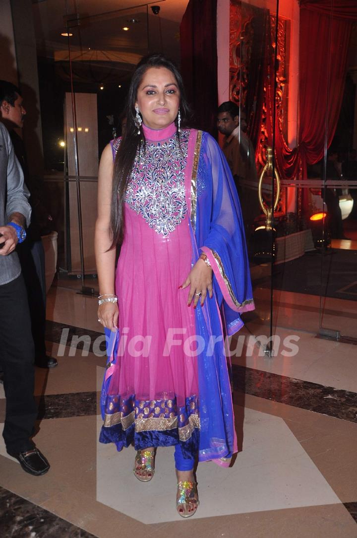 Jaya Prada at Bappa Lahiri and Taneesha Verma Wedding Reception