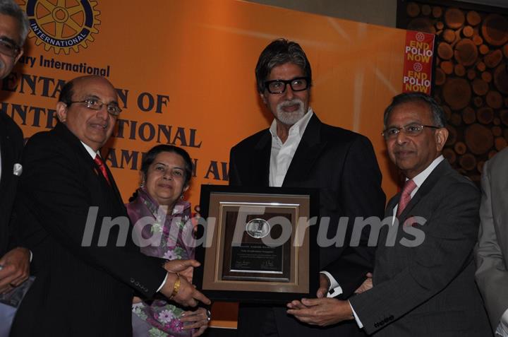 Rotary International honours Amitabh Bachchan