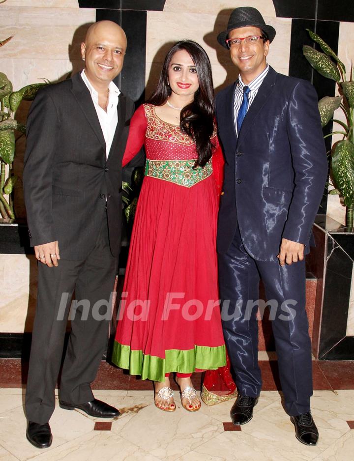 Javed Jaffrey, Naved Jaffrey with wife at Bonny Duggal's party to honour Director Priyadarshan