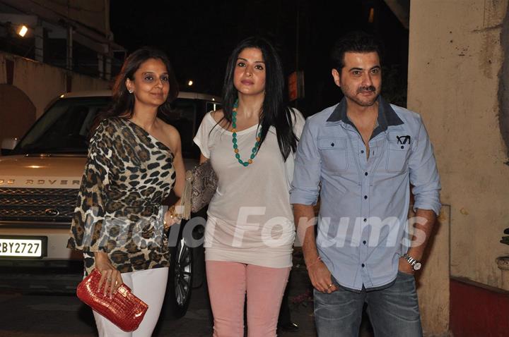 Sanjay Kapoor and Maheep Kapoor at Launch of Kallista Spa