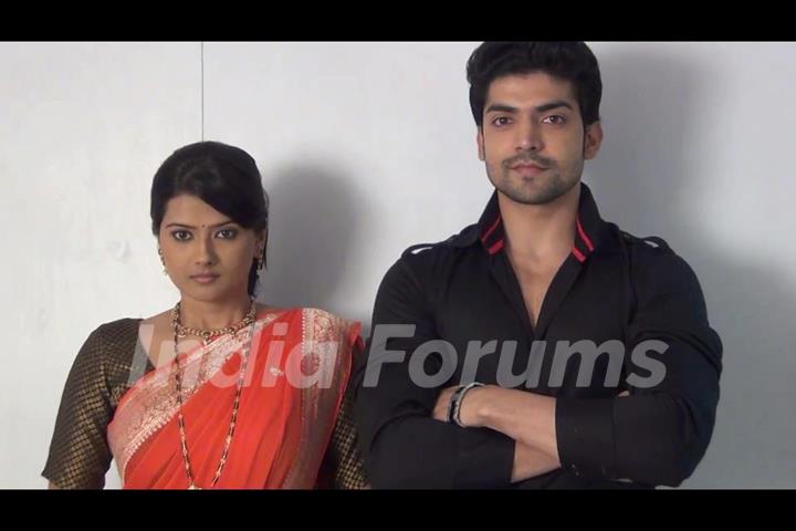 Gurmeet and Kratika at look test for Punar Vivaah