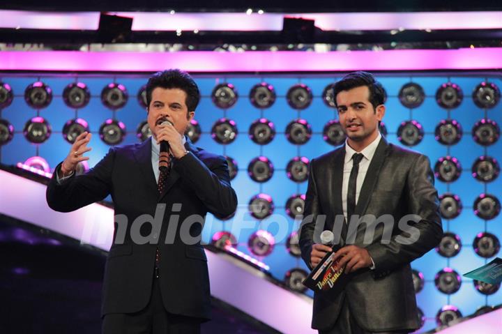 Jay Bhanusali and Anil Kapoor at Dance India Dance Season 3 Grand Finale in Mumbai