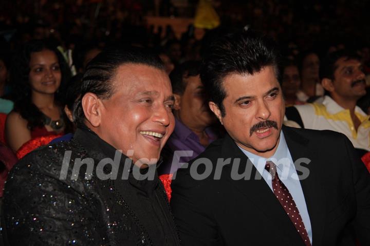 Mithun Chakraborty and Anil Kapoor at Dance India Dance Season 3 Grand Finale in Mumbai