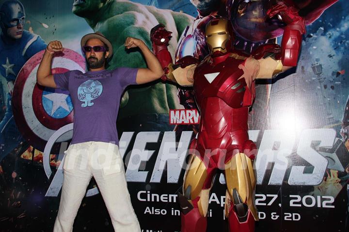 Ranvir Shorey at the film premiere of 'Avengers' at PVR