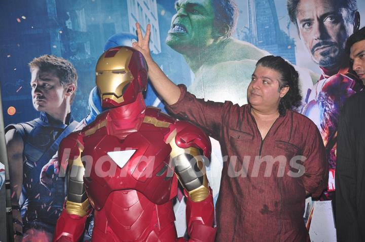 Sajid Khan at Avengers Premiere At PVR Juhu, Mumbai