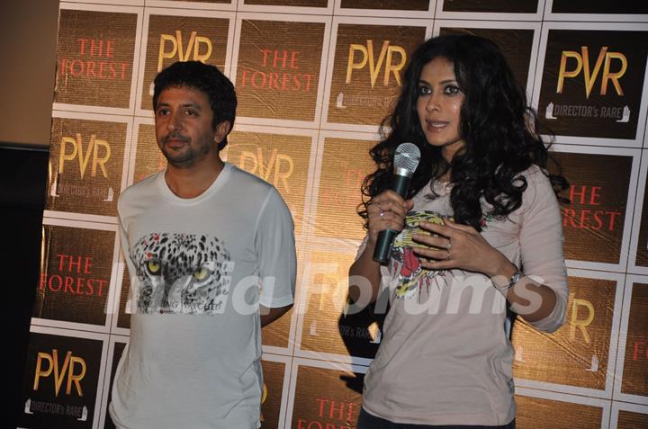 Ashvin Kumar and Nandana Sen at 'The Forest' Movie First Look launch