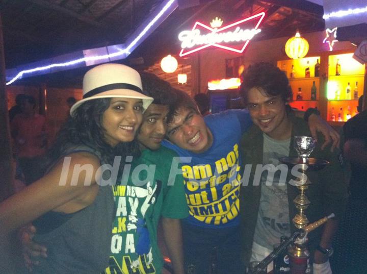 Kunwar Amarjeet Singh with Shakti Mohan, Macedon Dmello and Archie in Goa