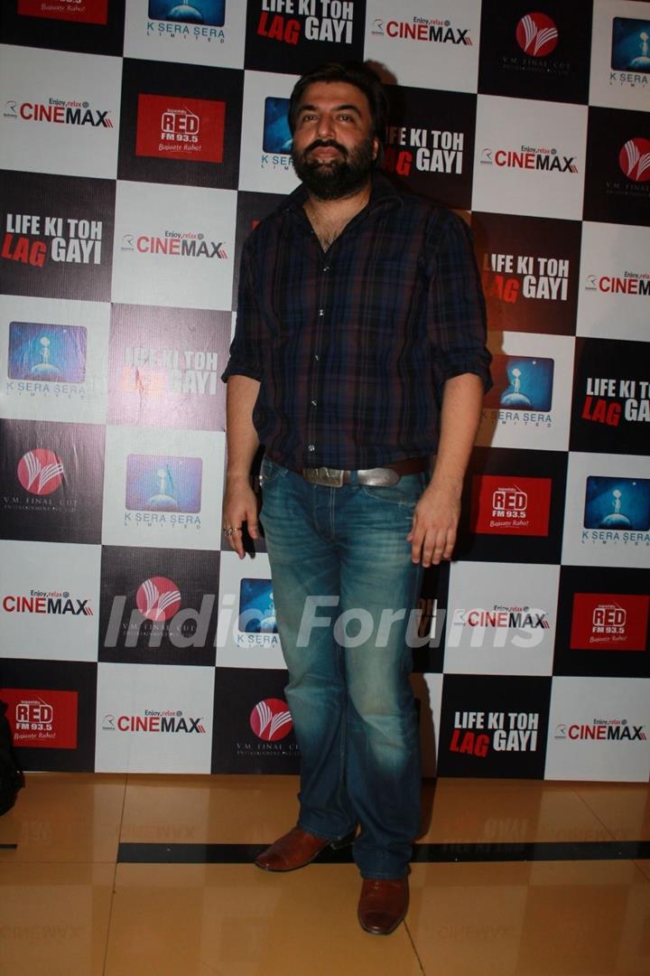 Rakesh Mehta at 'Life Ki Toh Lag Gayi' premiere at Cinemax, Mumbai