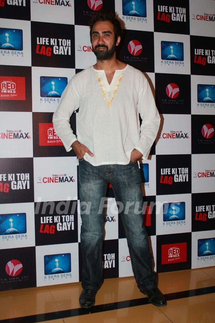 Ranvir Shorey at 'Life Ki Toh Lag Gayi' premiere at Cinemax, Mumbai