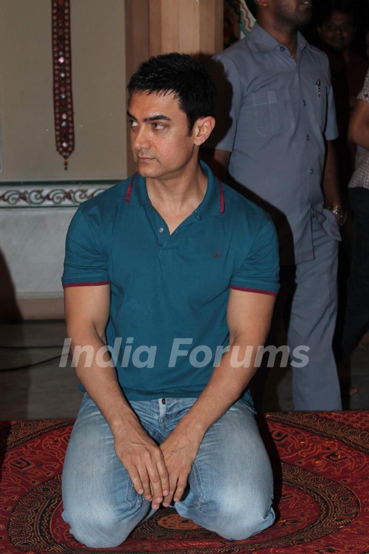 Aamir Khan promotes Satyamev Jayate on star plus serial Diya Aur Baati Hum