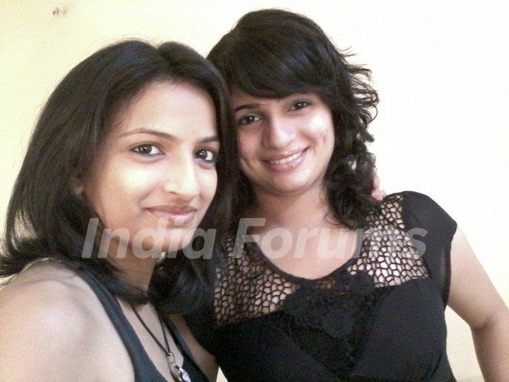 Vinti Idnani with co-star Priyanka Soni