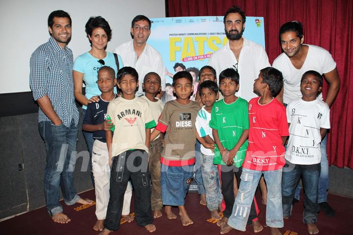 Purab Kohli, Ranvir Shorey, Rajat Kapoor, Gul Panag at Fatso special screening for kids